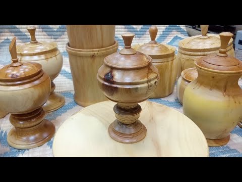 Видео: Простые токарные поделки из вербы. (обзор)