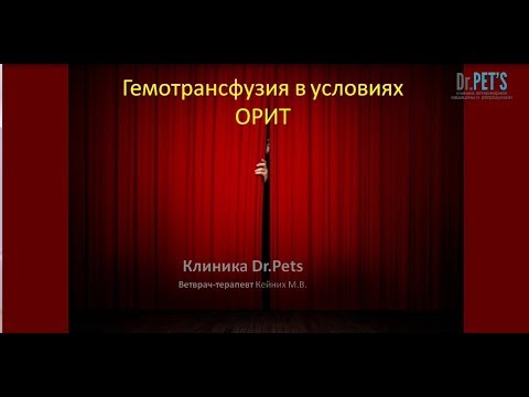 Видео: Гемотрансфузия в условиях ОРИТ.