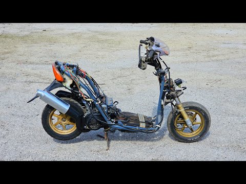 Видео: Макет скутера Honda Dio 35ZX - 2 серия