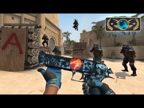 Видео: Мясник только с диглом ! Global Elite полная катка CS:GO. Мой первый VAC бан :(