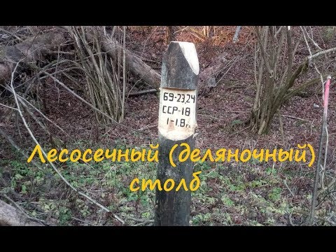 Видео: Изготовление: столб лесосечный (деляночный). Как сделать.