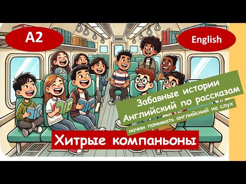 Видео: Хитрые компаньоны. Весёлый английский. Для начинающих(А2) Английский на слух.