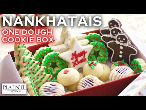 Видео: Коробка печенья с ОДНИМ тестом | Рецепт гоанской кухни Нанкхатай | Праздничные хиты