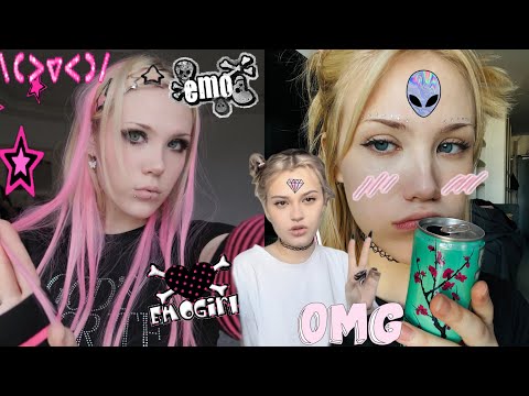 Видео: 2007 vs 2014 перевоплощение в эмо и tumblr girl🌙