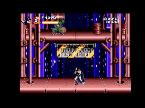 Видео: The Adventures of Batman and Robin Прохождение (Sega Rus) - Начало