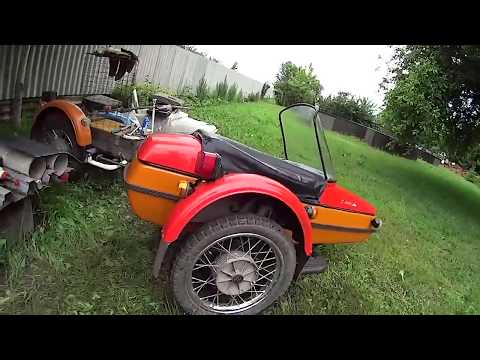 Видео: Коляска ВМЗ Спутник для ИЖ Ю5