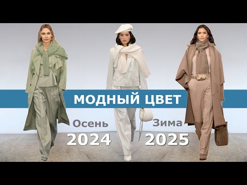 Видео: Модный цвет осень-зима 2024-2025 | Тренды Топ-15 палитры одежды