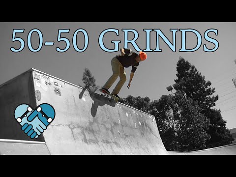 Видео: Уроки катания на скейтборде: как делать осевой срыв и падение с задней стороны 5050 * Все уровни ...