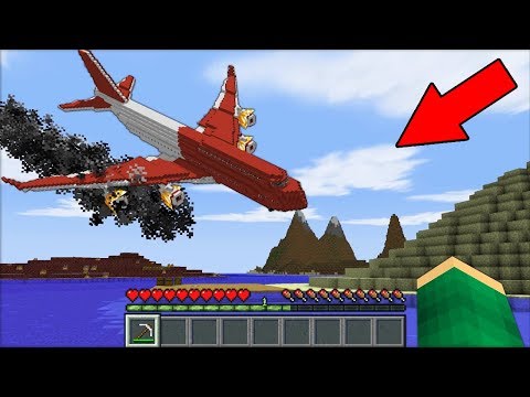 Видео: Я ЗАСНЯЛ КРУШЕНИЕ ОГРОМНОГО САМОЛЁТА В МАЙНКРАФТ | Риколит Minecraft