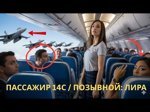 Видео: Она была всего лишь пассажиром в 14C — пока пилоты F-16 не услышали «Лира»