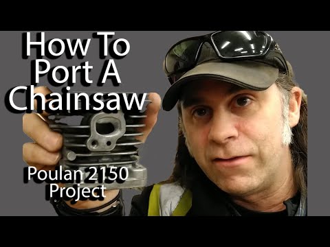 Видео: Как портировать бензопилу. Poulan 2150 портирование, этап 1 #бензопила #портирование