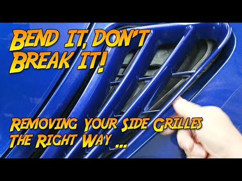 Видео: Снимите решётки воздухозаборника с Cayman 987, не сломав их! (987.1 и 987.2)