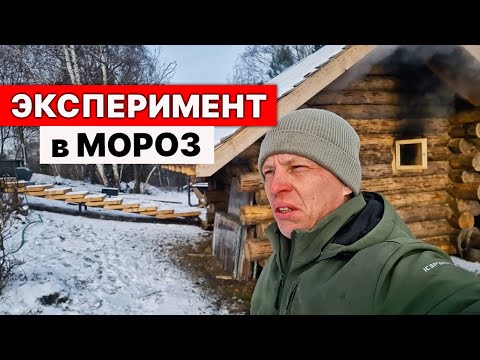 Видео: ПЕРЕМЁРЗЛО ВСЁ. Испытываю БАННЫЙ ЧАН.