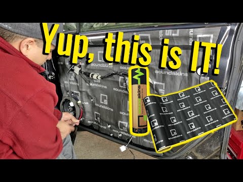 Видео: Установка и обзор звукоизоляции Soundskins в двери WRX | ПОДРОБНОЕ РУКОВОДСТВО |