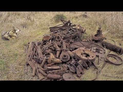 Видео: МЕСТНЫМ ТАМ МЕТАЛЛ НЕ НУЖЕН. ЗАГРУЗИЛИСЬ ПО ПОЛНОЙ...48 ЧАСОВ КОПА МЕТАЛЛОЛОМА.