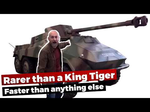 Видео: Немецкая стеклянная пушка — SdKfz 234/4