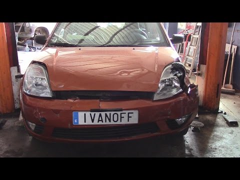 Видео: Ford Fiesta Передний удар