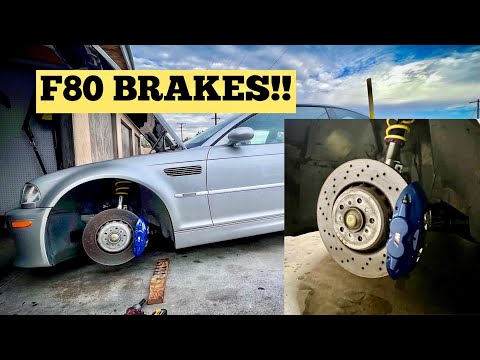 Видео: BMW E46 M3 получает модернизированные тормоза F80!