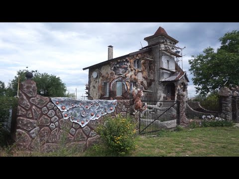 Видео: как  можно  сделать  забор из  арт  бетона  без  кирпича.что  стало с забором  спустя  три  года.