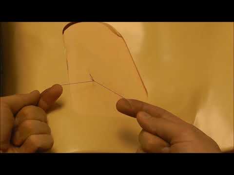 Видео: Наложение швов на центральные линии