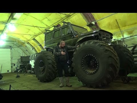 Видео: Строим УАЗ Монстр на 68 катках!