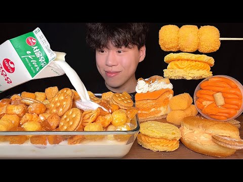 Видео: SUB) Корейский десерт из желтого сыра mukbang asmr | торт, пончик, пудинг, рисовый пирог, дакуаз