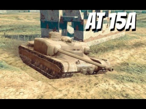 Видео: AT 15A - танк для нагиба | 1000 боёв | Tanks Blitz