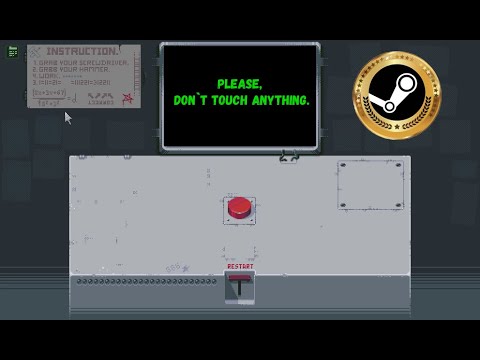 Видео: Как получить все достижения Steam в Please, don`t touch anything.