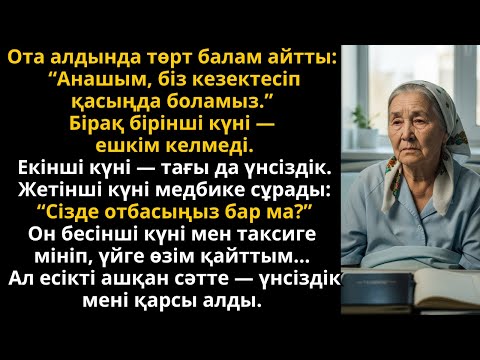 Видео: балаларым қарасамыз деді, ал мен ауруханадан үйге жалғыз таксимен келдім | Жаңа әңгіме