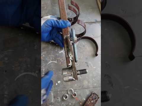 Видео: Загиб кранштейшов водостока