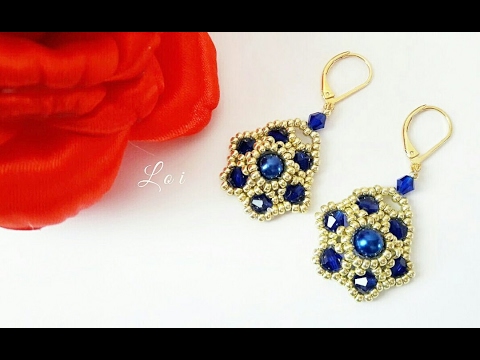 Видео: #МК - Серьги из бисера