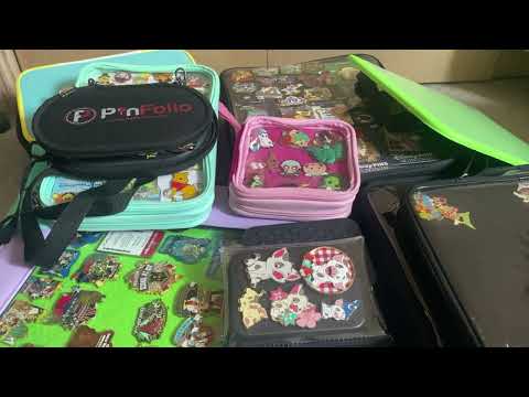 Видео: Как хранить значки Disney: Kraken Trade и 11 товаров Pinfolio — сколько значков поместится в каждом?