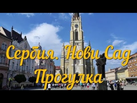 Видео: Сербия Нови Сад  Прогулка