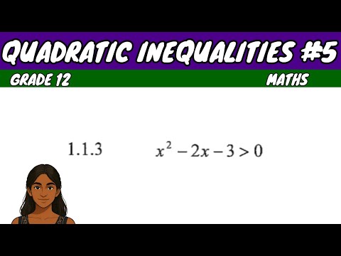 Видео: Квадратные неравенства №5 | Математика 12 класс