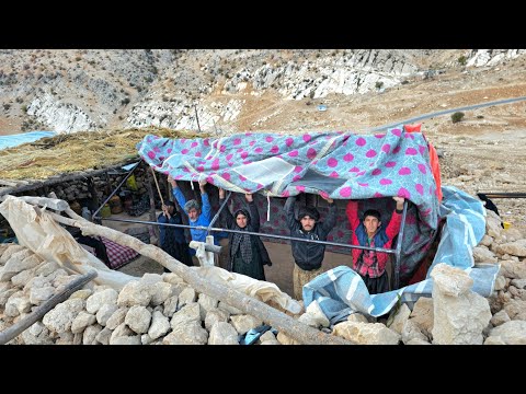 Видео: Как кочевники ставят горные палатки, строят загоны для коз и пекут традиционный хлеб | Древние тради