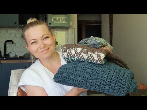 Видео: Итоги месяца. Май 2025. Готов кардиган крючком, джемпер жаккардом, вышивка игрушек.