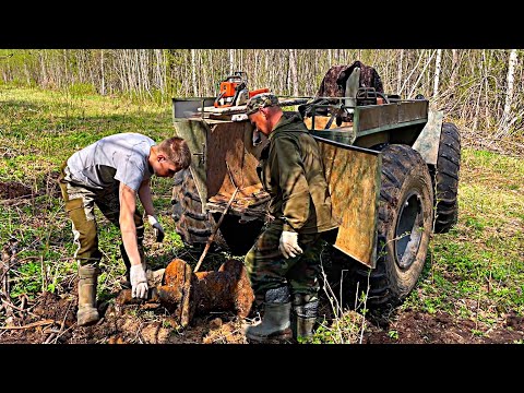 Видео: Нашли ЛЕБЕДКУ от ТДТ 55 ТРЕЛЕВОЧНИК! Балансиры и Траки пачками! Коп 2023 Металлокоп