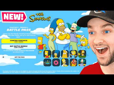 Видео: *НОВЫЙ* БОЕВОЙ ПРОПУСК Fortnite Simpsons!