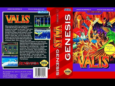 Видео: Valis The Phantasm Solider (Sega Mega Drive) - полное прохождение на русском языке.