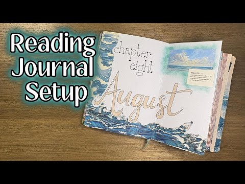 Видео: 🪼 Подготовка журнала чтения на август 2025 г. — SeasideTheme 🌊
