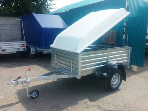 Видео: Прицеп для путешествий. МЗСА 817710.004-05. Пластиковая крышка для прицепа. ЦЛП АРИВА.