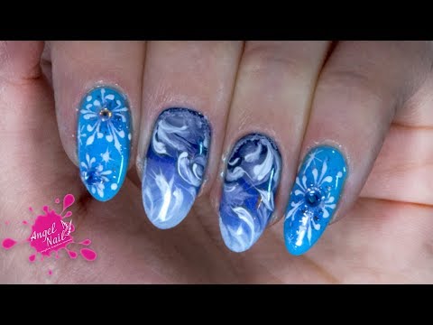 Видео: САМА СЕБЕ 💅 Простой зимний ДИЗАЙН БАРХАТНЫЕ СНЕЖИНКИ ❄️ИНКРУСТАЦИЯ 💎 И УЗОРЫ ПО-МОКРОМУ ГЕЛЬ ЛАКУ