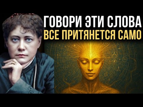 Видео: Скажи себе ЭТИ слова — и ВСЁ, чего ты хочешь, начнёт притягиваться — Елена Блаватская