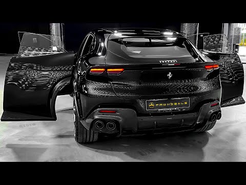Видео: Ferrari Purosangue 2025 года — звук, интерьер и внешние детали