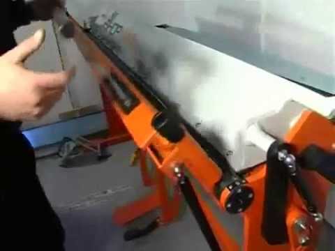 Видео: Демонстрация работы листогиба Tapco Shopmax