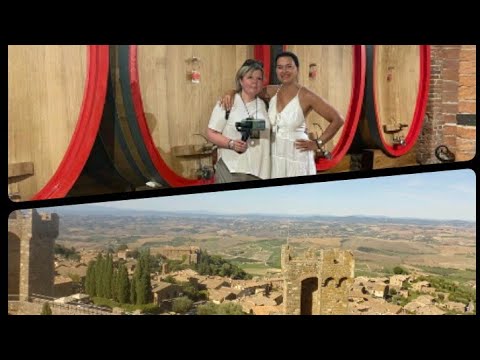 Видео: Италия. Тоскана. Кьянчано - Терме, Монтепульчано, Монтальчино, дегустация.Привязался поляк, нахамил.