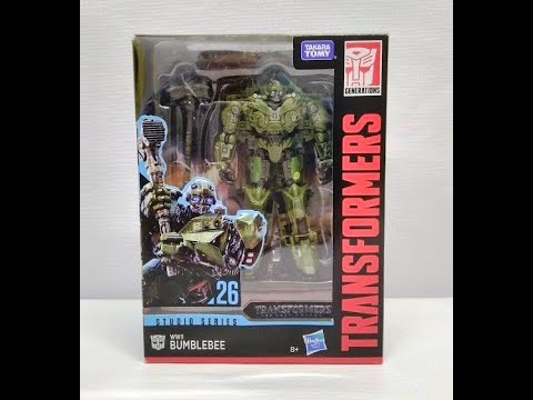 Видео: Обзор трансформера Bumblebee - Studio Series - SS-26 - Deluxe class Hasbro. Музей Р-ТФ.