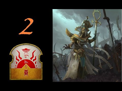 Видео: Total War: Warhammer 2. # 2. Хатеп. Прохождение на Легенде.