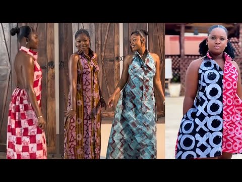 Видео: Как сшить платье с открытой спиной и вырезом-халтером, с рубашечным воротником