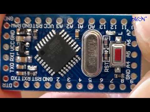 Видео: Arduino pro mini прошивка